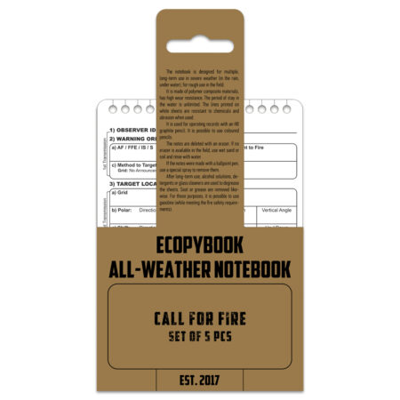 Ecopybook Tactical request for fire support (5 pcs.)
