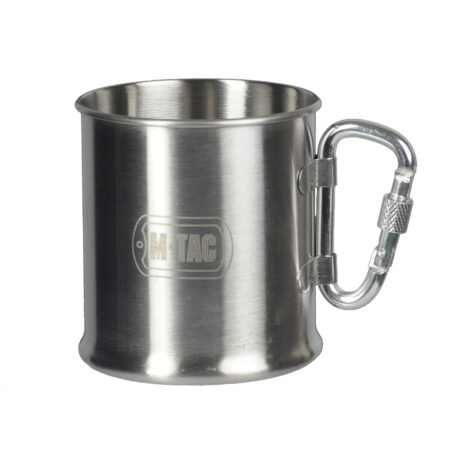 Mug with carabiner