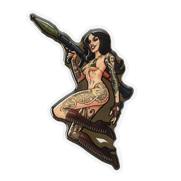 Sticker Tactical girl #9 RPG Skandinavik