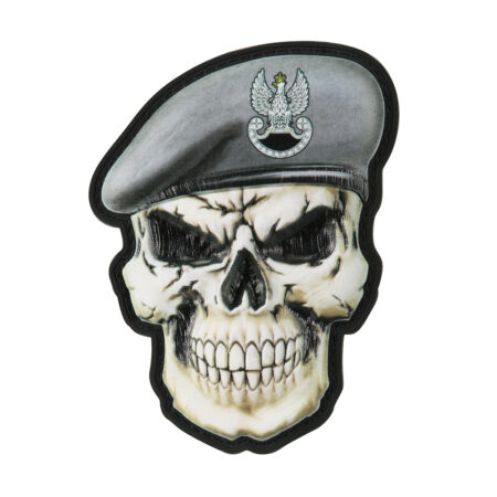 Patch skull in beret Poland (GROM)
