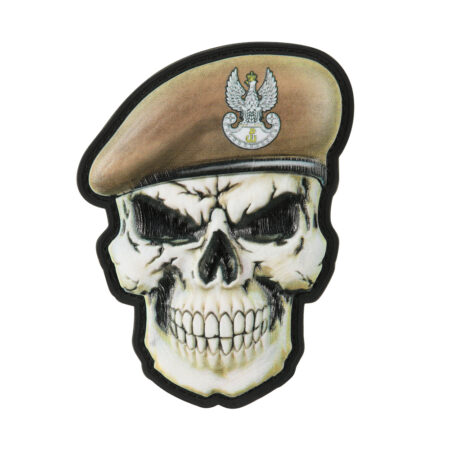 Patch skull in beret Poland (Territorial Defence Force)