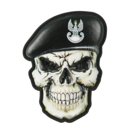 Patch skull in beret Poland (Armed Forces)