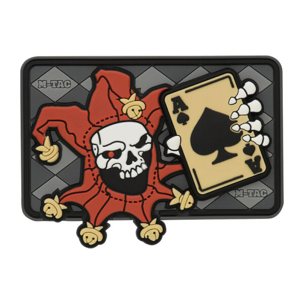Patch Joker Skull 3D PVC