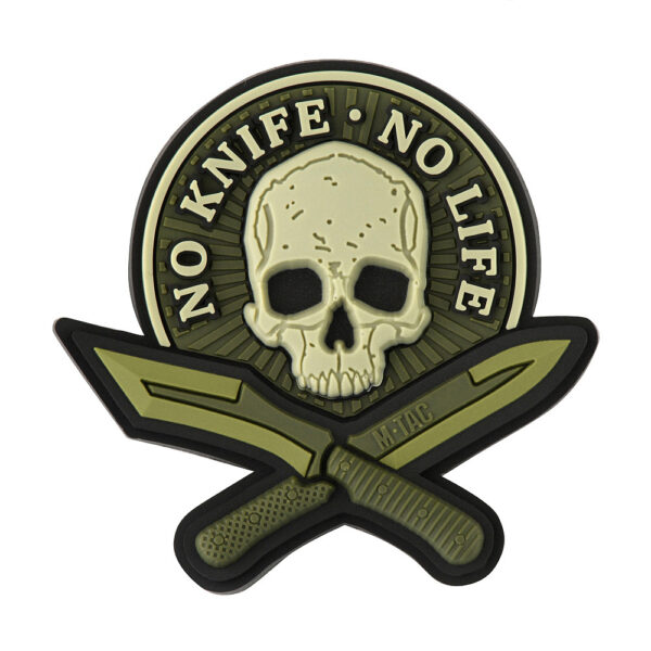 Patch No Knife - No Life 3D PVC