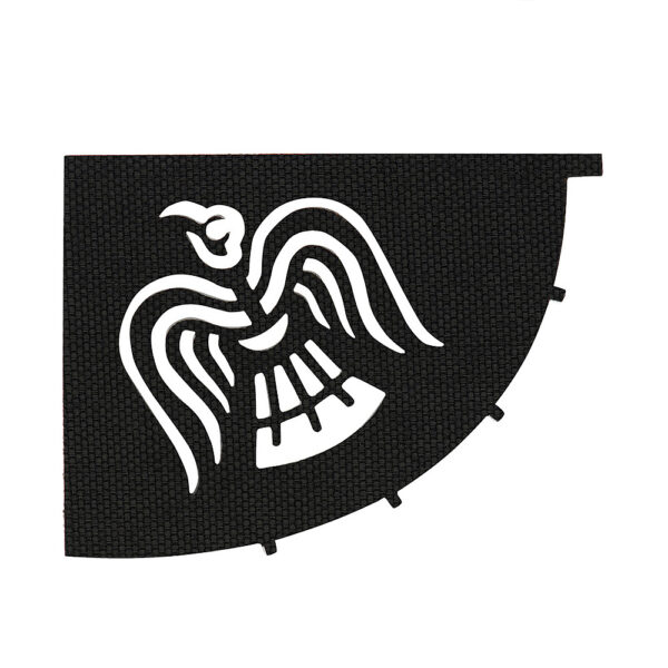 Patch Raven Flag Cutout Laser Cut