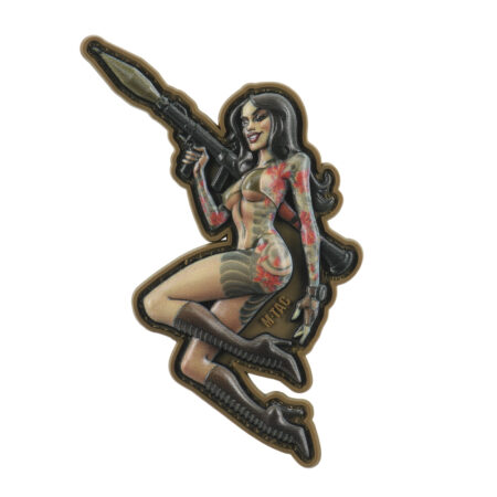 Patch Tactical girl #9 RPG PVC