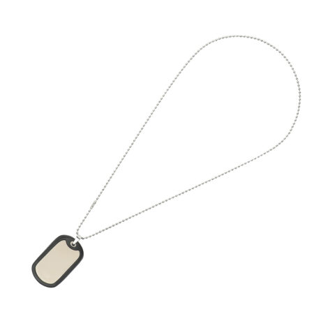 U.S Millitary Dog Tags (Witch Rubber Silencers)