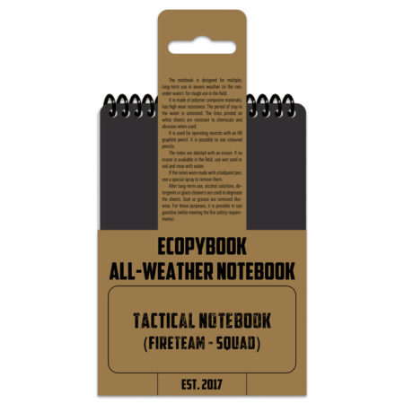 M-Tac Ecopybook Tactical An all-weather notebook (Fireteam-Squad)