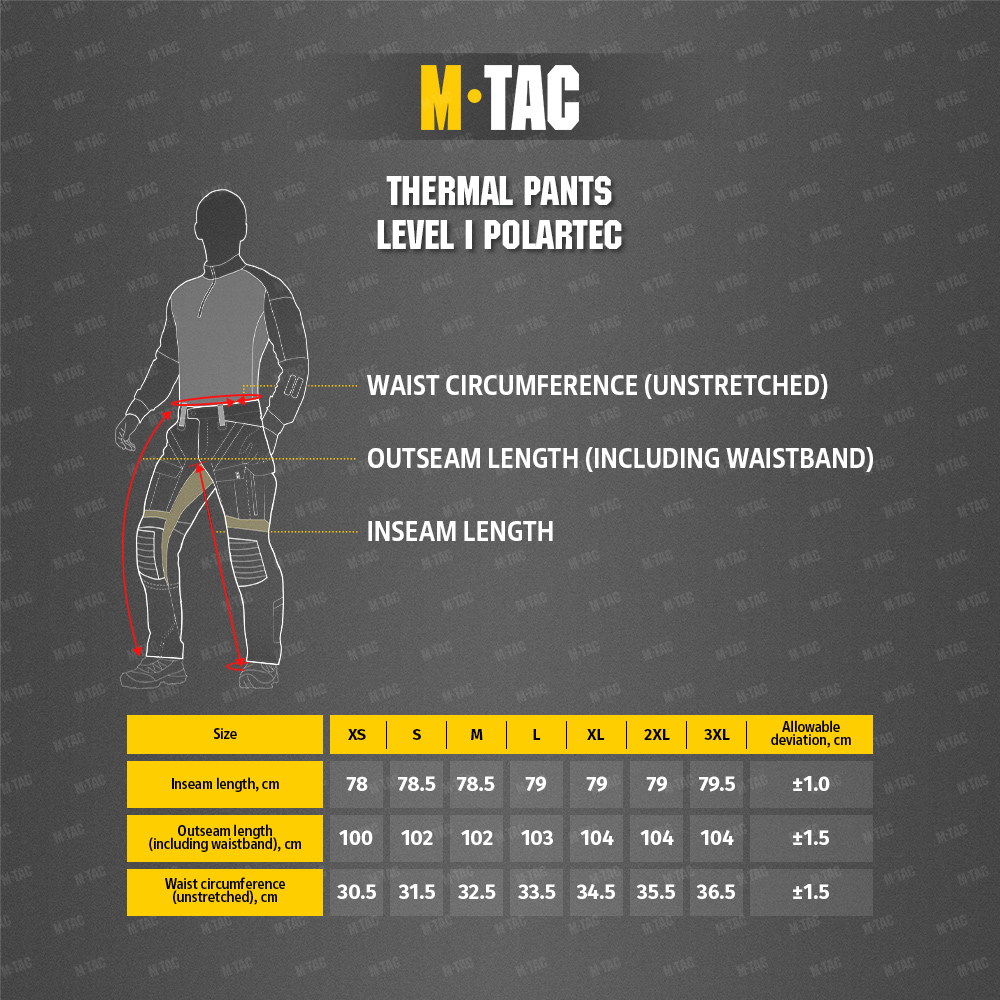 Thermal Pants Level I Polartec - Image 10
