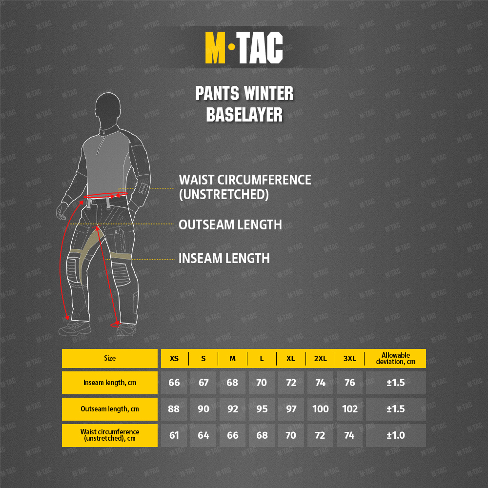 M-Tac Thermo Pants Polartec Winter Baselayer Vent - Image 8