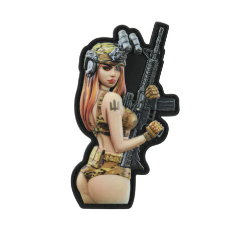 Patch Tactical Girl #8 Trizub PVC